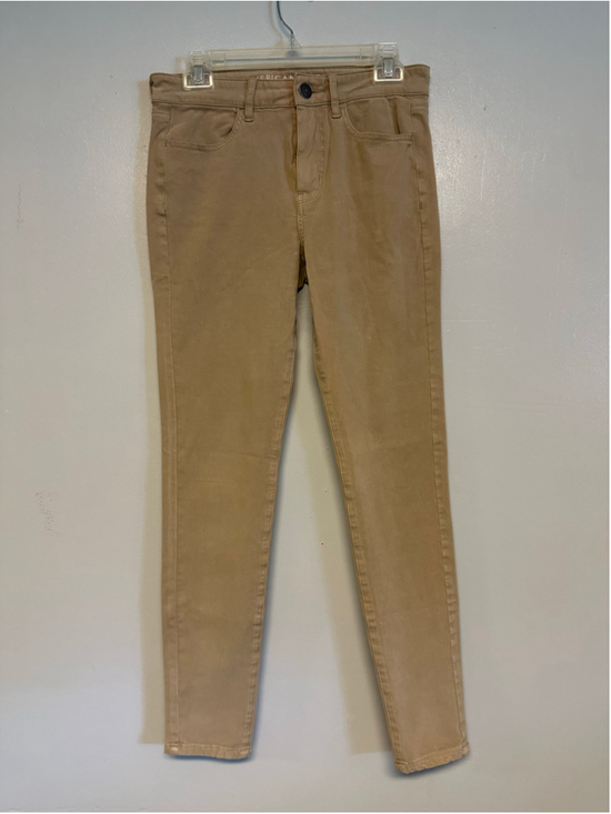 American Eagle Denim - American Eagle High Rise Skinny Jegging Jeans Size 6 Beige